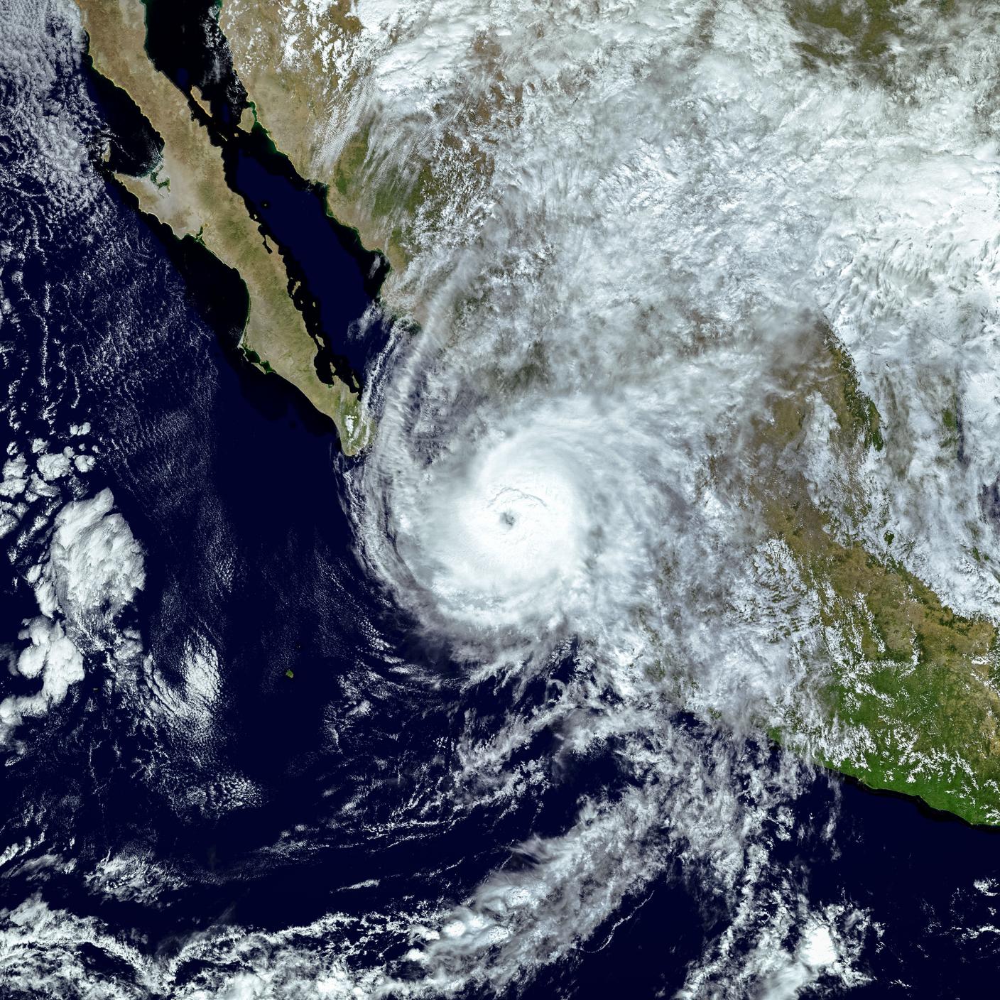Hurricane Willa passed the Islas Marias as it closed in on Mexico mainland, Elements of this image furnished by NASA.2018.