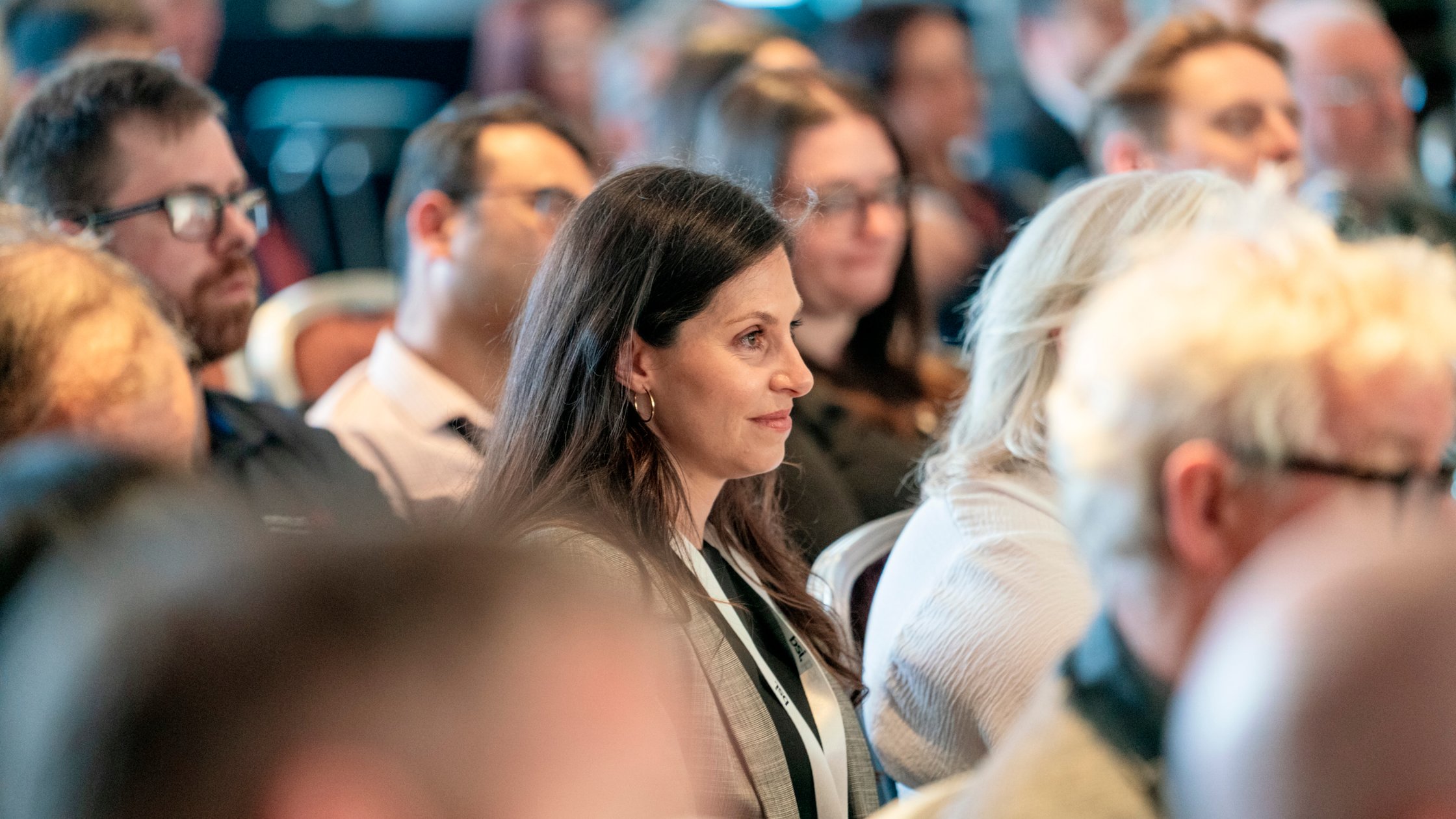 A group of executives attending a conference